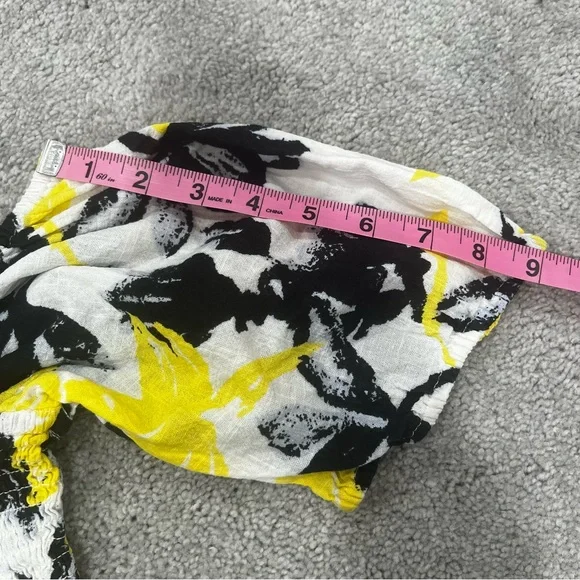 Walter Baker Smocked Crop Top 100% Cotton Women’s Sz S NWOT - Picture 6 of 8